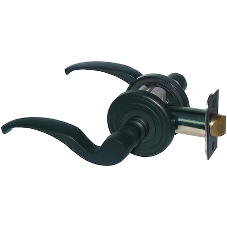 Acorn Mfg Acorn  Double Lever Reversible Passage Set, Black JTABI